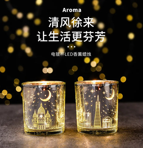 Martha London Street View with scented candles LED light atmosphere scented candles Goddess Day birthday gift
