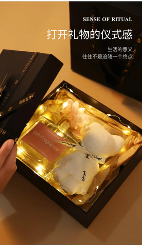 Birthday Party Set With No Fire Aromatherapy Essential Oil Bouquet Box For Girls' Bedroom Decoration Fragrance Gift