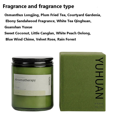 Tea Aroma Candle Gift Box for Home Bedroom Long lasting Fragrance Expansion Plant Soy Wax Fragrance Ornament with Handheld Gift