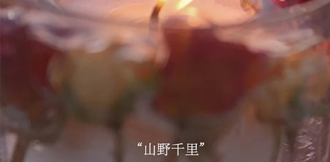 Real Flower Jelly Wax Scented Candle Bedroom Essential Oil Scented DIY Crystal Cup Wax with Hand Gift Fragrance