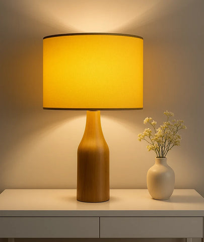 VECTOR Table Lamp | Wooden Bedside Lamp