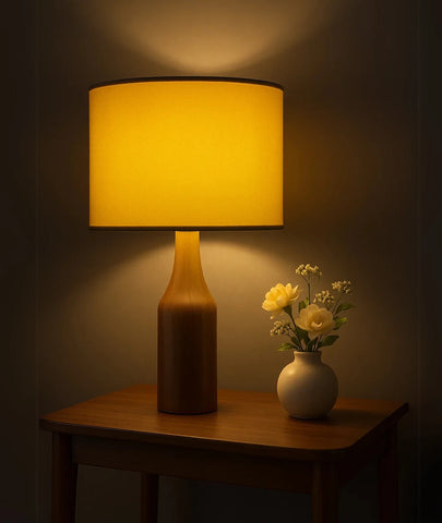 VECTOR Table Lamp | Wooden Bedside Lamp