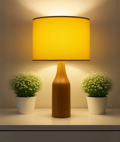 VECTOR Table Lamp | Wooden Bedside Lamp