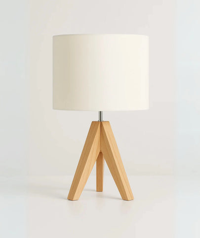 Dewenwils Tripod Wooden Lamp